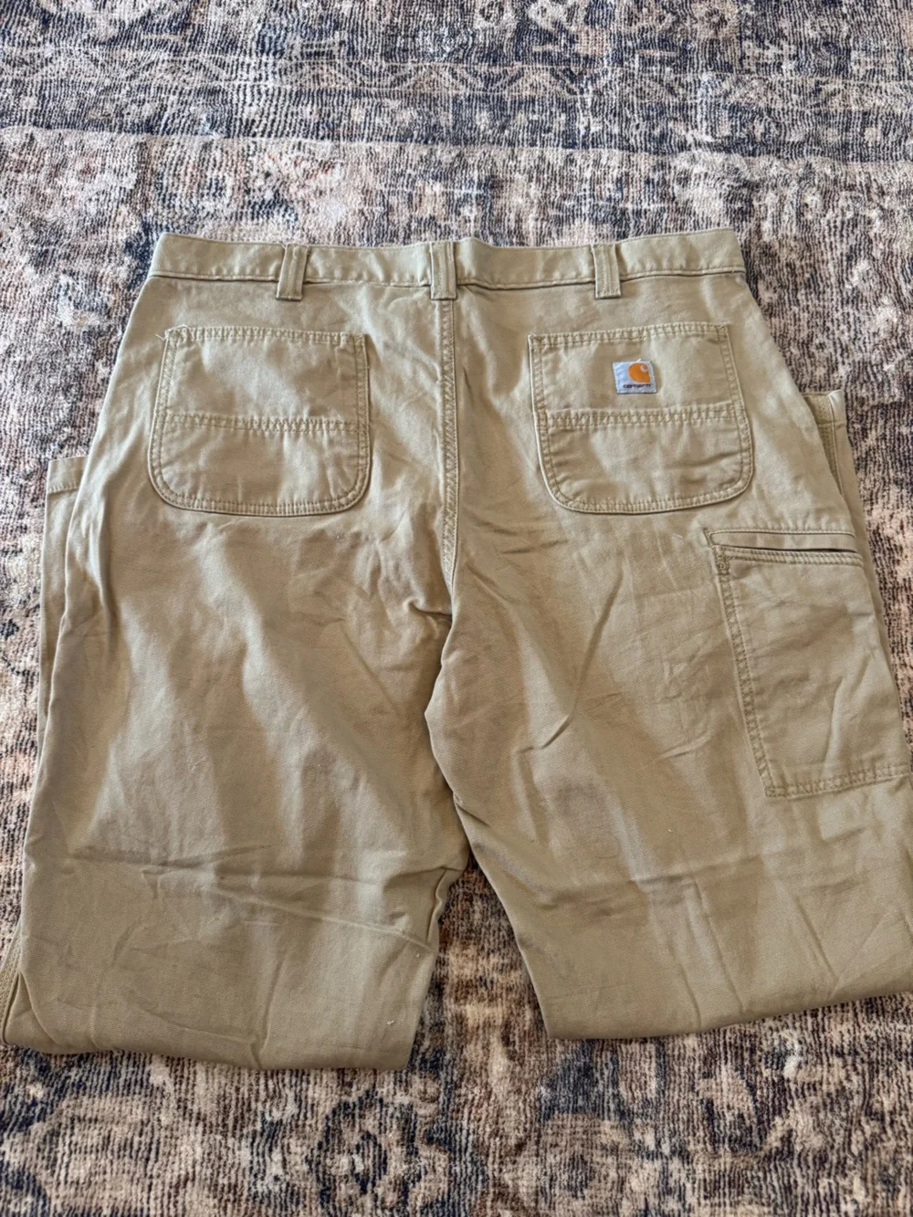 Carhartt Relaxed Fit Khaki/Tan Work Chinos